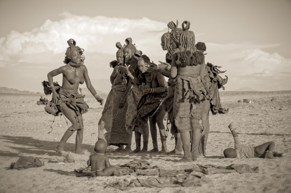 Himba Dance Monochrome © Marja Schwartz